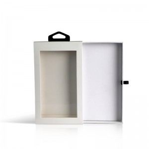 Aangepaste Rechthoek Gift Verpakkingsvenster Box voor telefooncase-accessoires